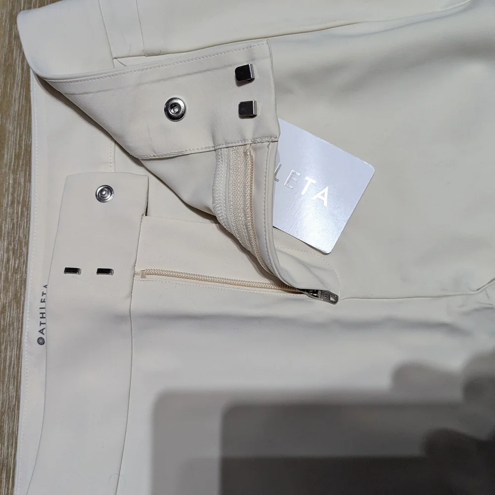 Athleta Cream Leggings - Picture 4 of 5